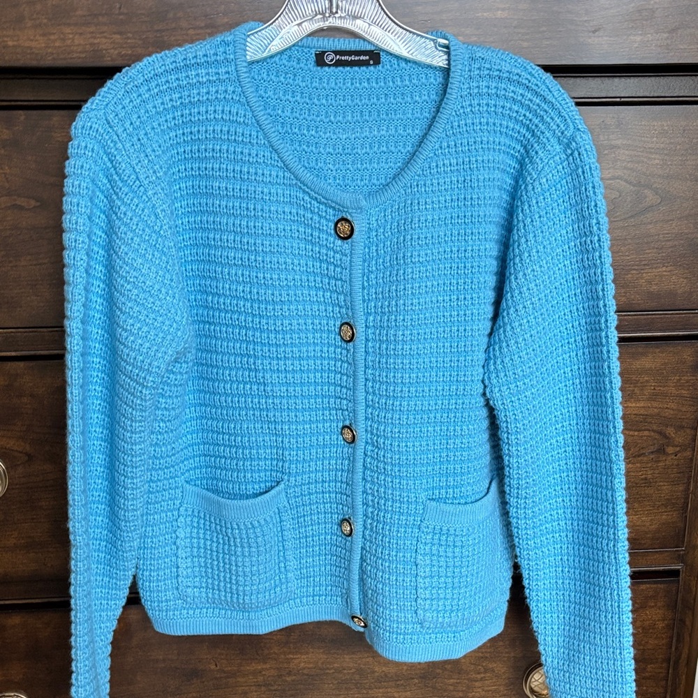 Source Unknown Sky Blue Cardigan